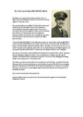A preview of a PDF biography for Duke, Eric Cecil